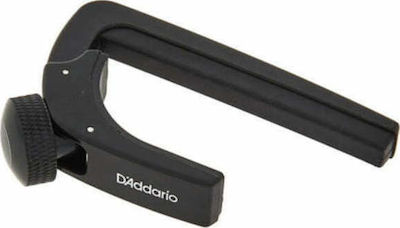 Daddario Πλαστικό Καποτάστο Τύπου Σφιγκτήρας για Ηλεκτρική και Ακουστική Κιθάρα Adjustable Tension σε Μαύρο Χρώμα