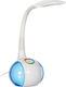 Active Jet AJE-RAINBOW LED Schreibtischlampe mit flexiblem Arm in Weiß Farbe