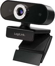 LogiLink UA0371 Web-Kamera Full HD 1080p Schwar...