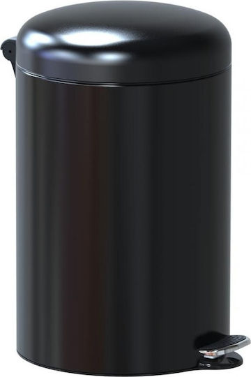 Mopatex Soft Close Metallic Waste Bin 20lt with Pedal Black