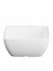Servewell Σαλατιέρα Μελαμίνης Λευκή 24.5x24.5cm