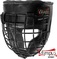 Olympus Sport Gladiator Boxhelm Erwachsene Offenes Gesicht Schwarz