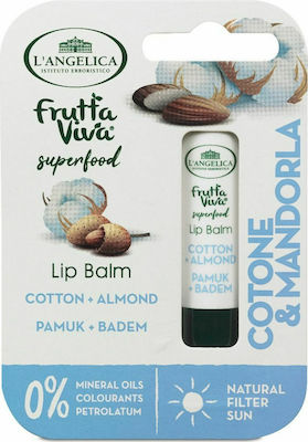 L' Angelica Lip Balm Cotton & Almond 4.8gr