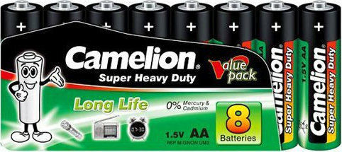 Camelion Baterii Zinc AA 1.5V 8buc
