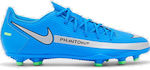 Nike Phantom GT Club MG Χαμηλά Ποδοσφαιρικά Παπούτσια με Τάπες Μπλε
