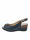 B-Soft 91528-2170 Anatomic Women's Ankle Strap Platforms Blue