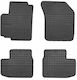 Frogum Set of Front and Rear Mats 4pcs for Opel Agila Suzuki Splash 2008 Black