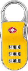 Yale YTP2 Padlock Γάντζος Combination Yellow with TSA Certification 1pcs