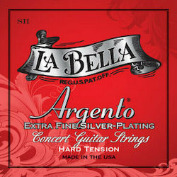 La Bella Argento Μονές Χορδές Silver Plated 6τμχ 44" Hard