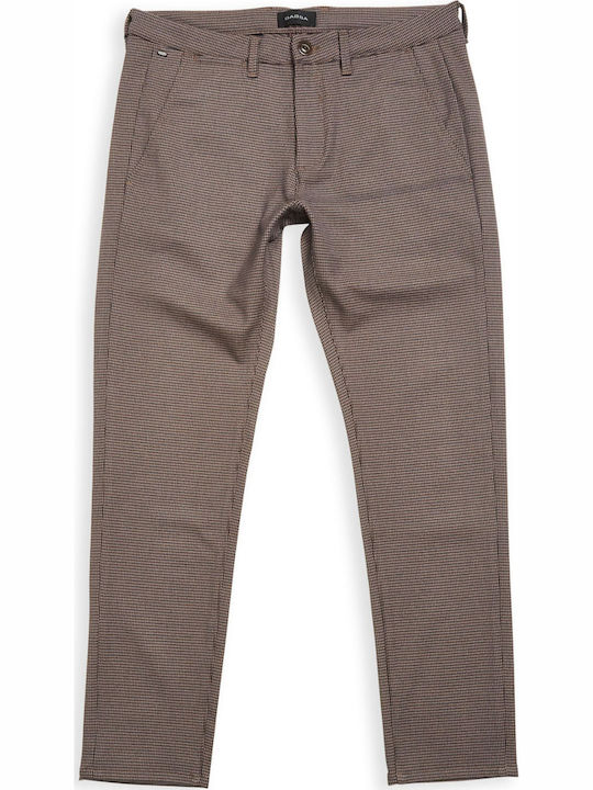 Men's Paul Hound Trousers - Brown Check