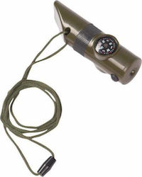 Mil-Tec Survival Whistle 6in1 Χακί