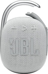 JBL Clip 4 Bluetooth 5W έως 10 ώρες Λευκό