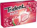 Trident 16 Дъвки за дъвчене Max с вкус на Фрост диня Без добавена захар 16бр 20гр