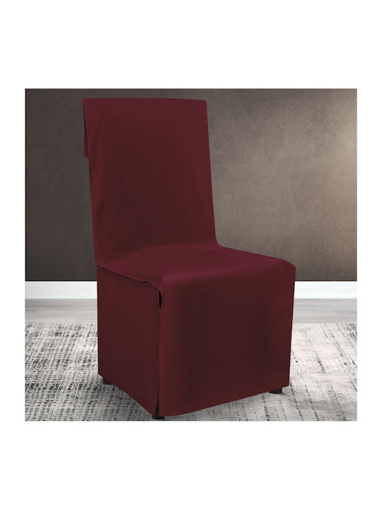 Lino Home Ελαστικό Κάλυμμα Καρέκλας Renas 197 Bordo