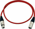 Belden Cable XLR female - XLR female 3m Red