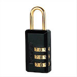 Master Lock 647D Μπρούτζινο Λουκέτο Μακρύλαιμο Συνδυασμού Μεταβλητού Μήκους 30mm