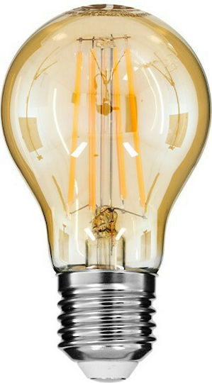 GloboStar Λάμπα LED 8W 105mm για Ντουί E27 και Σχήμα A60 Θερμό Λευκό 840lm Dimmable
