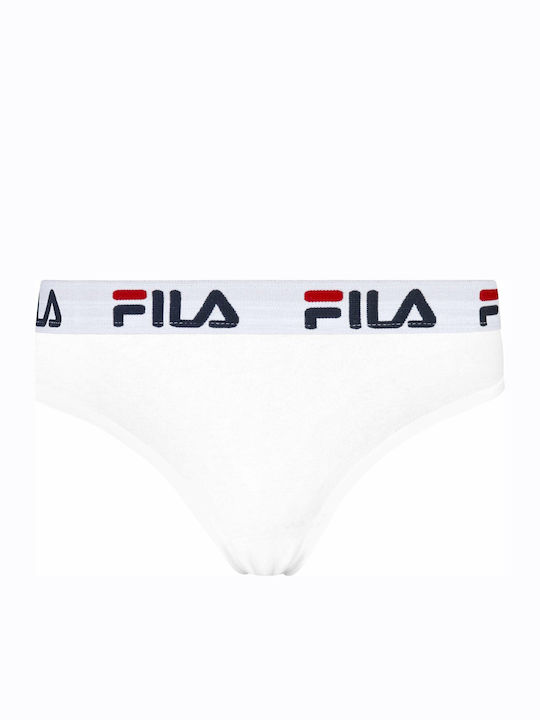FILA Urban Brief Βαμβακερό Γυναικείο Slip Λευκό