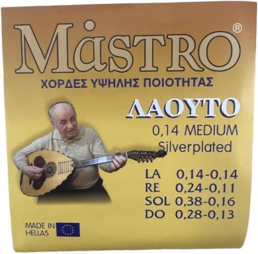 Mastro Σετ Silver Plated Χορδών 17 - 32" για Λαούτο Silver Plated