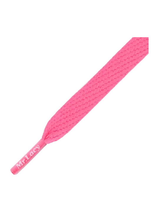 Mr.Lacy Flatties Shoelaces Pink 2pcs 130cm