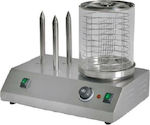 Karamco HDS-3 Commercial Hot Dog Steam Machine with Bread Warmer 0.54kW 24x50x34cm