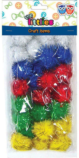 The Littlies Pom Pom Craft Set of 30pcs