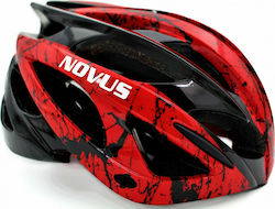 Novus In-Mold NO48 City Bicycle Helmet Red