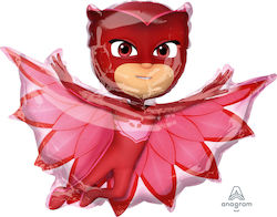 Balon Folie Jumbo PJ Masks Roșu Owelette 93buc