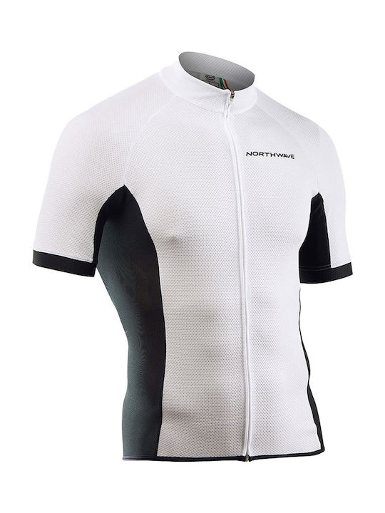 Northwave Force Short Sleeves Cycling Jersey White