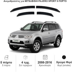 Heko Комплект Автомобилни Ветробрани Отпред И Отзад Тъмно Фиме За Mitsubishi Pajero 4 Бройки 23370 Heko Комплект Автомобилни Ветробрани Отпред И Отзад Тъмно Фиме За Mitsubishi Pajero 4 Бройки 23370