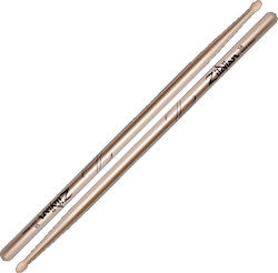 Zildjian 5A Chroma Hickory Drumstick with Wooden Oval Head Gold