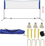 vidaXL Badminton Set Net and Balls (300cm x 155cm)