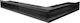 Kratki Corner Fireplace Air Shutter Black 76.6x54.7x9cm