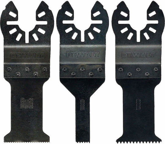 Dewalt Set Blades Multi-tool Multitool Blades 3pcs DT20713