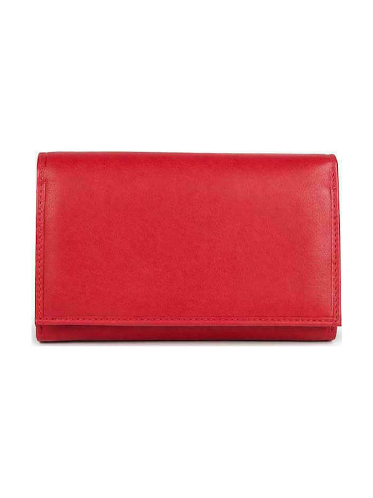 Fetiche Leather Large Leather Women's Wallet Red
