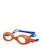 Finis Helio Swimming Goggles Kids with Anti-Glare Lenses Orange