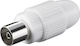 Goobay Conector Coaxial feminin 10buc