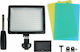 JJC Led Video Light 160 LED Panel On-Camera
