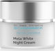 Schrammek Mela White Λευκαντική Κρέμα Προσώπου Νυκτός 50ml