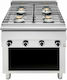 Panaritis Εστία Φυσικού Αερίου Τετραπλή 34.5kW 80x70x86cm