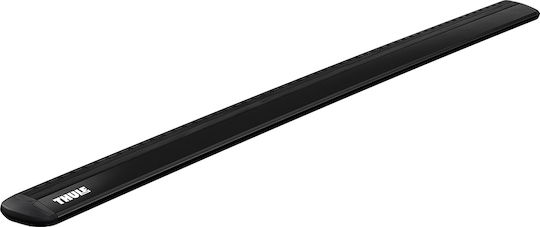 Thule Μπάρες Οροφής Αλουμινίου Wingbar Evo 118εκ. Universal (Σετ χωρίς πόδια) Μαύρες