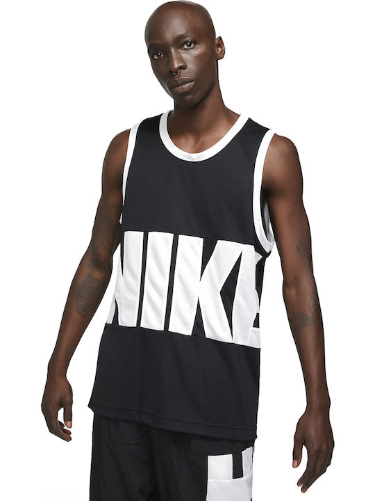 Nike Ανδρική Μπλούζα Dri-Fit Αμάνικη Black / White
