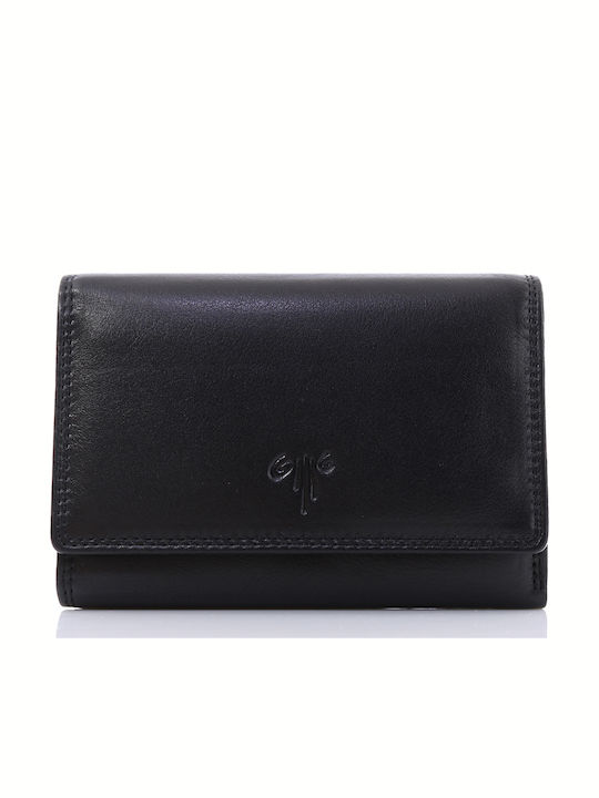 350 Small Leather Women's Wallet Classic Black