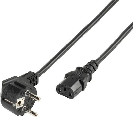 Vivanco Schuko - IEC C13 Cable 1.8m Μαύρο 45482