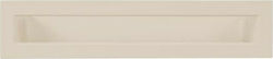 Kratki Rectangular Fireplace Air Shutter Beige 40x6cm