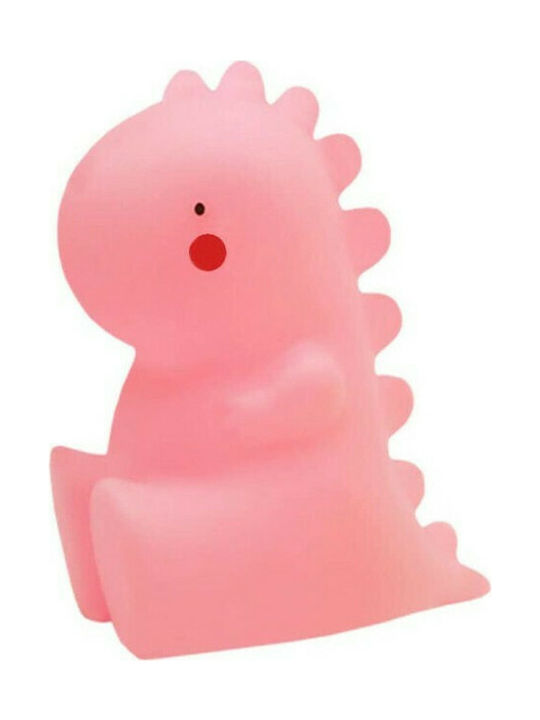 Kids Decorative Lamp Dino Pink