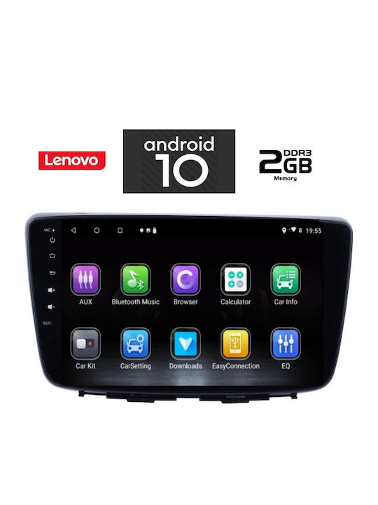 Lenovo Sistem Audio Auto pentru Suzuki Baleno 2016> (Bluetooth/USB/AUX/WiFi/GPS/Partitură) cu Ecran Tactil 9"