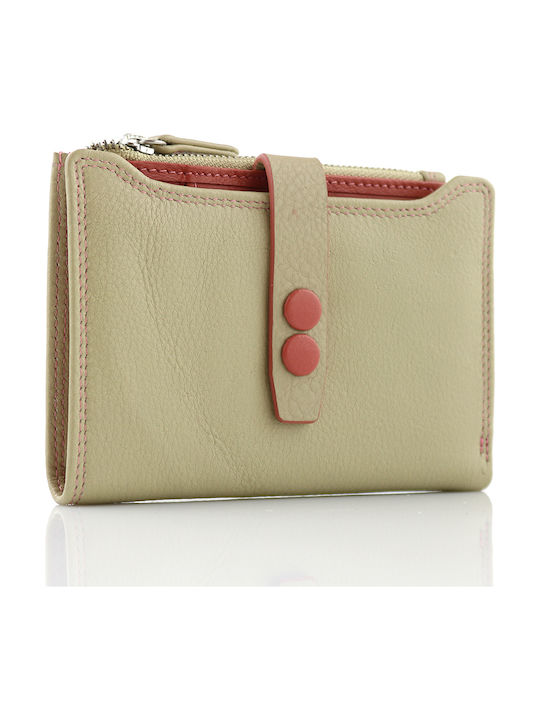 Kion Large Leather Women's Wallet Beige