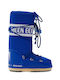 Icon Nylon Γυναικείες Μπότες Χιονιού Μπλε