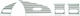 Niken Car Dashboard Decoration Decorative Air Vent Trim Bmw E36 1994-1999 4pcs in Silver Color NKN-10490026